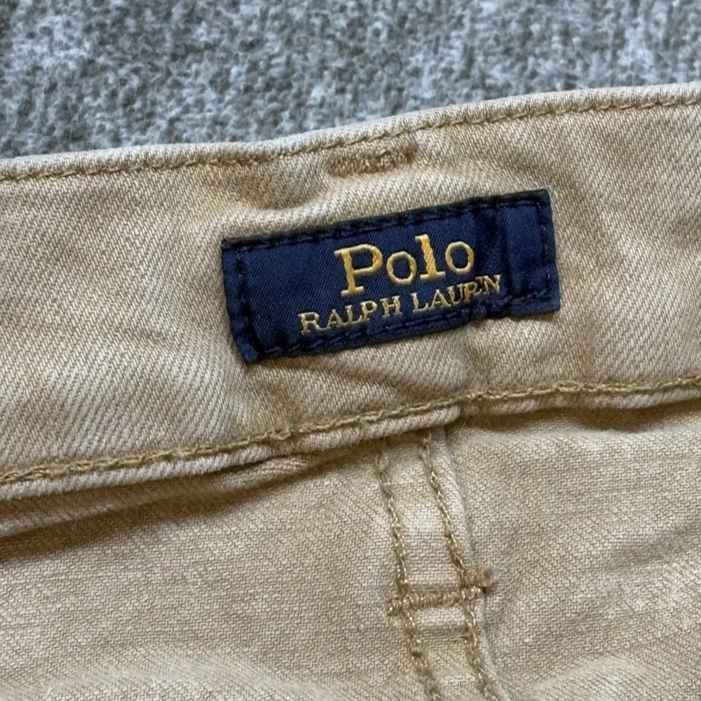 Polo Ralph Lauren‎ Mens Slim Fit Khaki Tan Twill 5-Pocket Pants 31x30.5